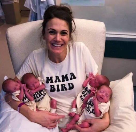 Mom delivers identical quadruplets during pandemic – and they’re beautiful