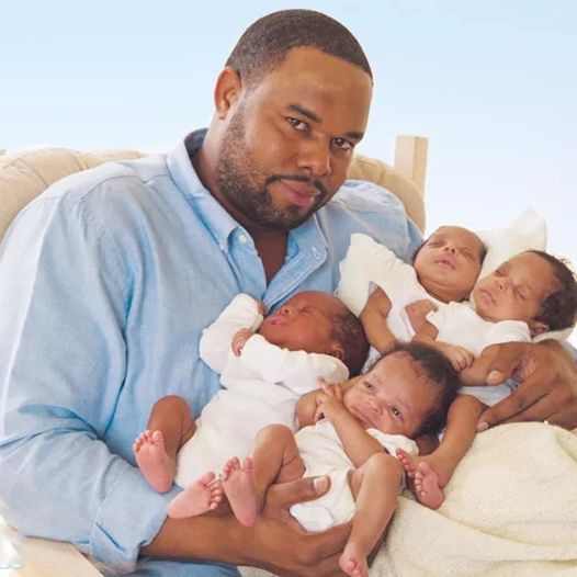 Last Kiss Before Child Delivery: A Man Lost His Wife And Became a Single Dad To Quadruplets