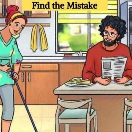 “Optical Illusion Challenge”: Find the Mistake in the Picture in 9 Seconds !