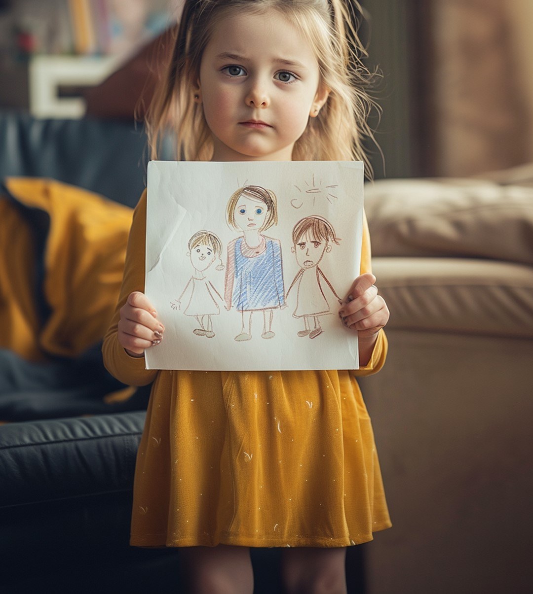 My 5-Year-Old Daughter Started Drawing Our Family without Her Dad – When I Found Out the Reason, I Was Speechless